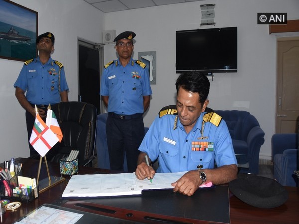  Vice Admiral Ajit Kumar P in Goa for his second visit after he assumed the office.