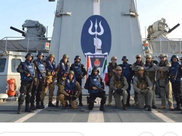 File pic of an Indian Naval ship operating in Gulf of Aden