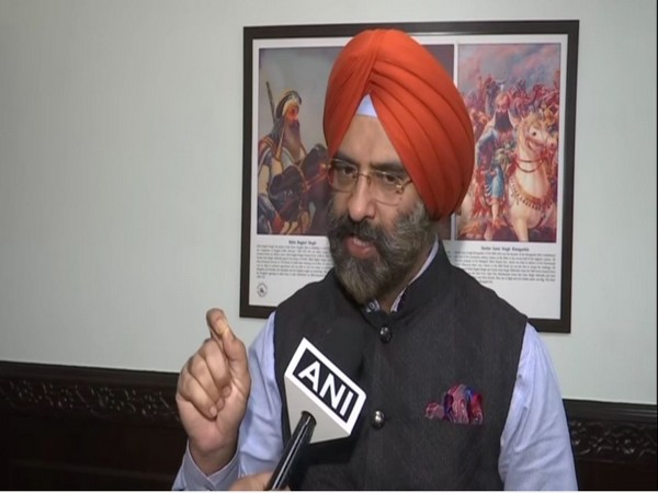 Senior Akali Dal leader Manjinder Singh Sirsa speaking to ANI in Delhi on Saturday. Photo/ANI