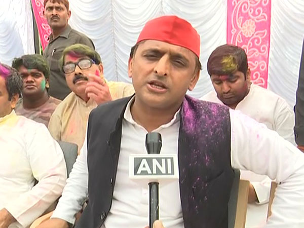 Former UP Chief Minister Akhilesh Yadav speaking to ANI on Thursday Photo/ANI