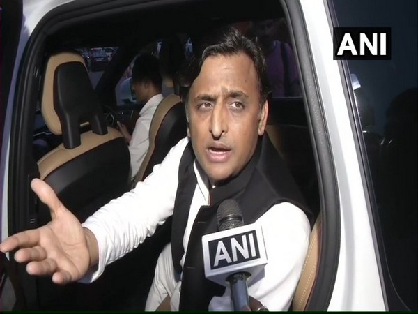 Samajwadi Party MP Akhilesh Yadav speaking to ANI in New Delhi on Tuesday. Photo/ANI