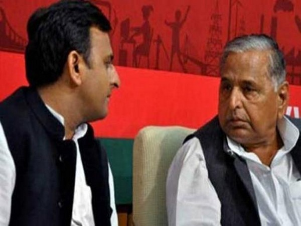 Mulayam Singh Yadav and Akhilesh Yadav (File Photo)