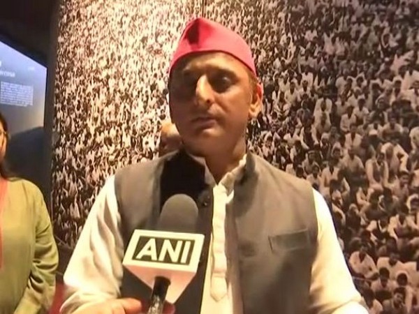 SP chief Akhilesh Yadav speaking to ANI in Lucknow on Friday. (Photo/ANI)