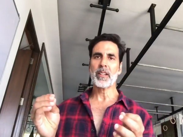 A still from the video shared by actor Akshay Kumar (Image courtesy: Twitter)