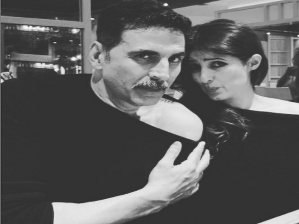 Celebrity couple Akshay Kumar and Twinkle Khanna (Image Source: Instagram)