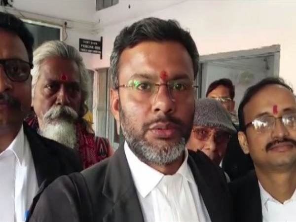 Mukesh Singh, Punita Devi's lawyer speaking to reporters in Aurangabad on Thursday. Photo/ANI