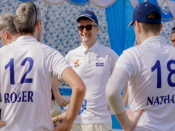 British High Commissioner to India Alex Ellis takes field for BHC Lions 