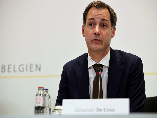 Belgian Prime Minister Alexander De Croo