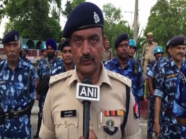 Aligarh Civil Lines Circle Officer Anil Samanya speaking to ANI