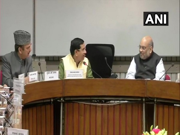 Visual from the all-party meet. (Photo/ANI)