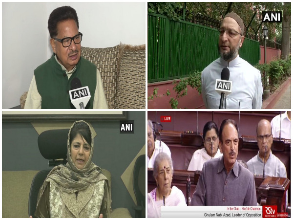 Mehbooba Mufti, Asaduddin Owaisi, Ghulam Nabi Azad and PL Punia (File Photos)