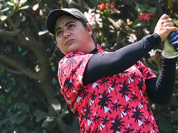 Golfer Amandeep Drall in action during fifth leg of WPGT (Image: WPGT)