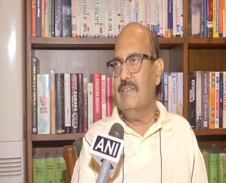 Former SP leader Amar Singh speaking to ANI in New Delhi on Wednesday. Photo/ANI