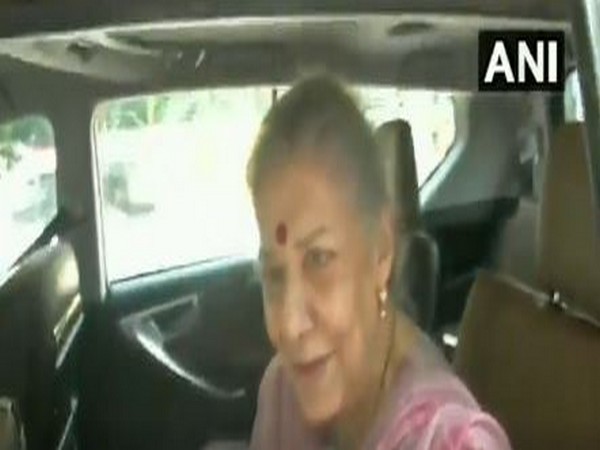 Congress leader Ambika Soni after CWC meet in New Delhi