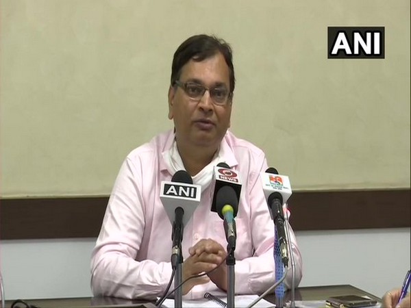 UP Principal Health Secretary, Amit Mohan Prasad speaking in Lucknow on Friday. Photo/ANI