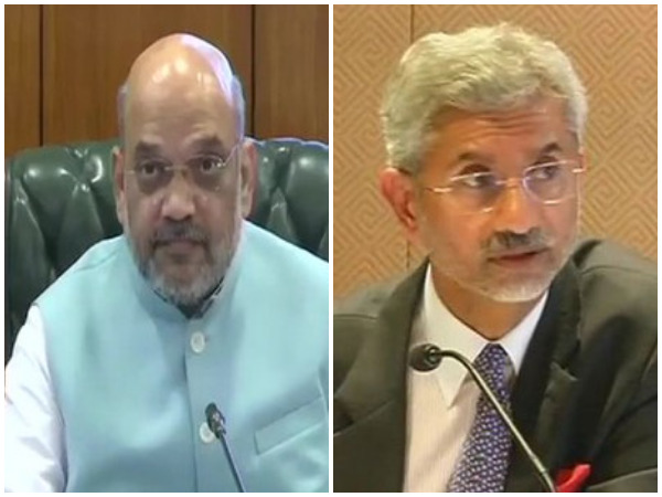 Amit Shah, Jaishankar (file pic)