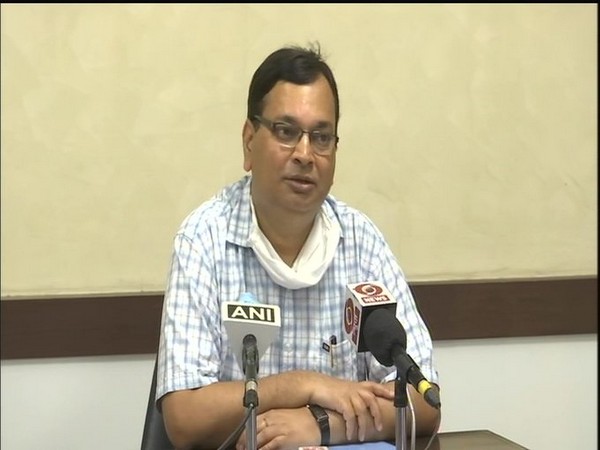 Uttar Pradesh Principal Health Secretary Amit Mohan Prasad during a press conference on Tuesday. Photo/ANI
