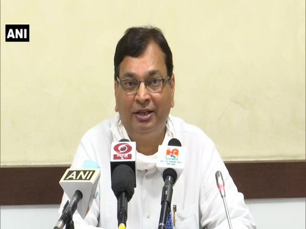 Uttar Pradesh Principal Secretary (Health), Amit Mohan Prasad during press conference in Lucknow on Thursday. Photo/ANI