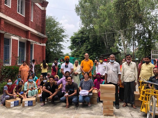 Amit Sachdeva founder Charitnation with his team and volunteers