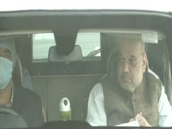 Union Home Minister Amit Shah on Sunday started his second of two-day Bengal visit. (Photo/ANI)