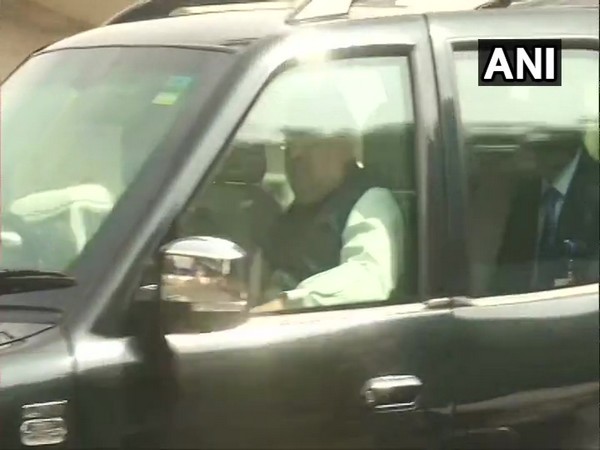 Union Home Minister Amit Shah arriving at Chennai airport on Sunday. [Photo/ANI]