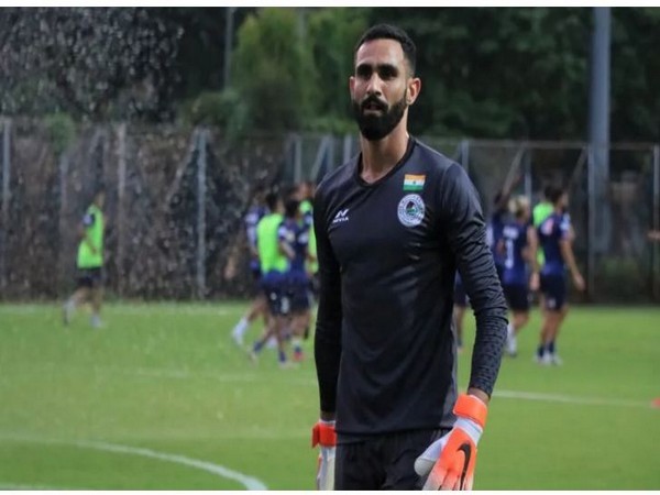 Goalkeeper Amrinder (Image: atkmohunbaganfc Twitter)