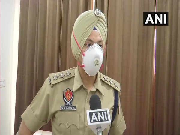 DSP Gurpartap Singh Sahota speaking to ANI in Amritsar on Sunday. Photo/ANI