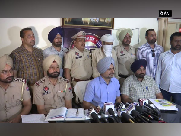 Assistant Inspector-General of STF Rashpal Singh briefing media on Saturday. Photo/ANI