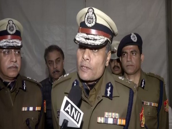 Commissioner of Police Amulya Patnaik speaking to ANI in New Delhi on Sunday. Photo/ANI