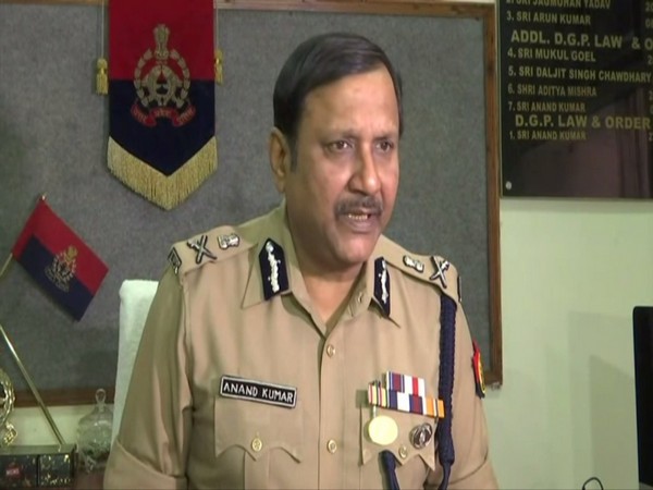 Anand Kumar, ADG (Law and Order), speaking to reporters in Lucknow on Friday. (ANI/Photo)