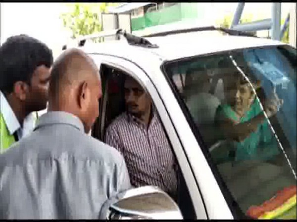 Venkata Kumari in her car