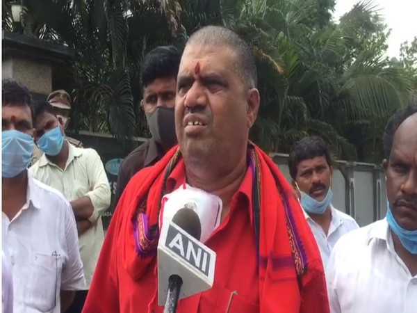 Andhra Pradesh Tourism Minister M Srinivasa Rao spoke to ANI on Tuesday. (Photo/ANI)