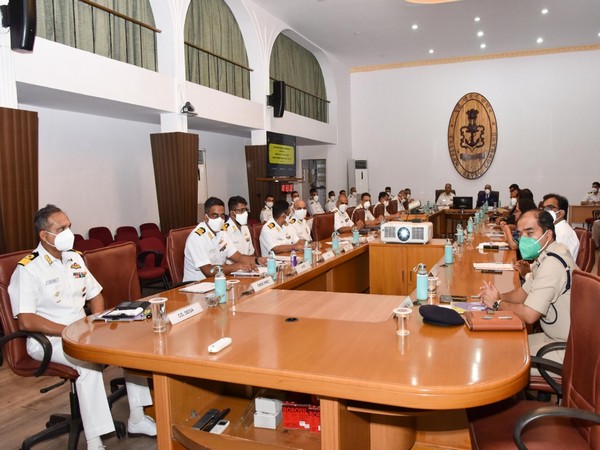 APEX Committee reviews Coastal Security Initiatives of Andhra Pradesh (Photo/ANI)