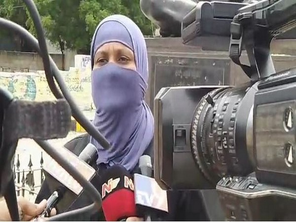 Women Head Constable speaking to reporters in Kurnool on Friday. Photo/ANI