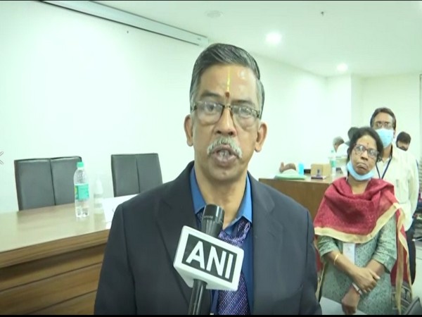 Andhra Pradesh Legislature Secretary and Returning Officer P Balakrishnamacharyulu speaking to ANI on Friday.