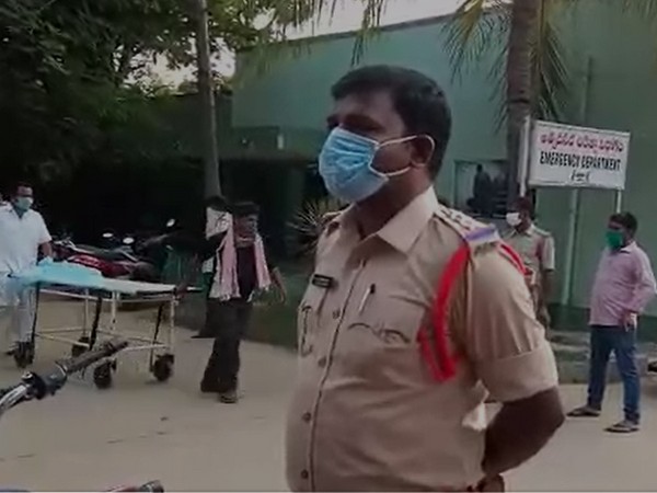 Vizianagaram town Circle Inspector Yarram Naidu speaking about the incident. Photo/ANI