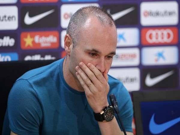 Barcelona midfielder Andres Iniesta
