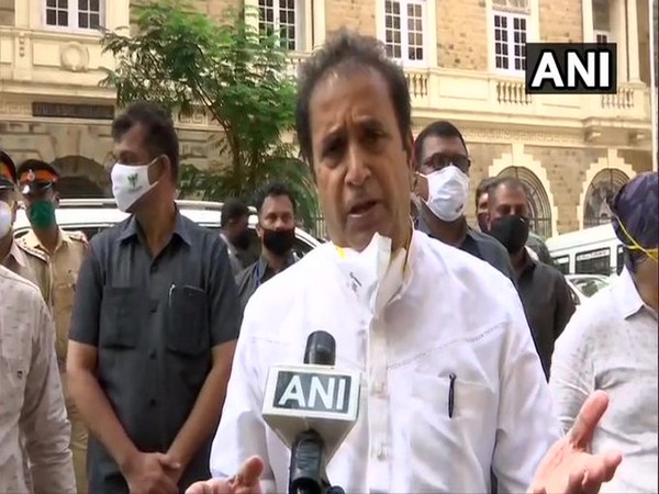 Maharashtra Home Minister Anil Deshmukh talking to ANI in Mumbai on Thursday. Photo/ANI