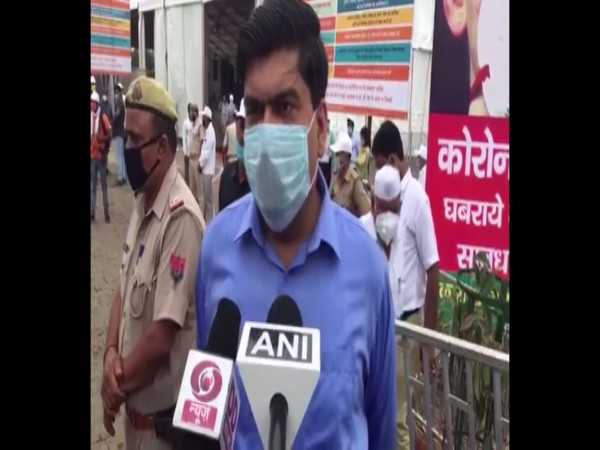 Anil Dhingra, District Magistrate, Meerut speaking to ANI on Sunday. Photo/ANI