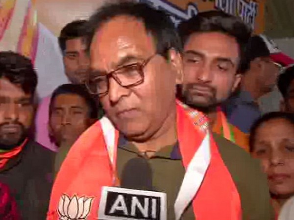 AAP MLA from Gandhi Nagar Anil Bajpai joins BJP on Friday. Photo/ANI