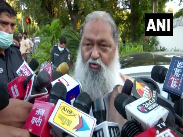 Haryana Health Minister Anil Vij. [File Photo/ANI]