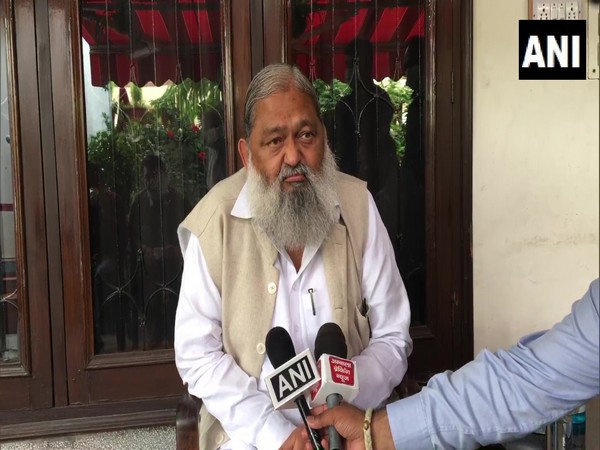 Haryana Home Minister Anil Vij. (Photo/ ANI)