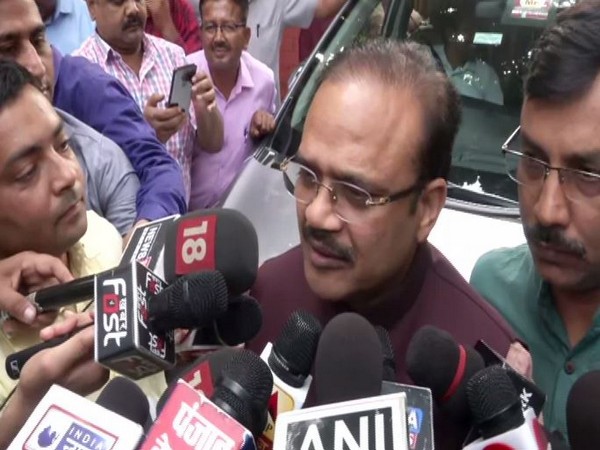 BJP Haryana in-charge Anil Jain speaking to media persons in New Delhi on Friday. Photo/ANI