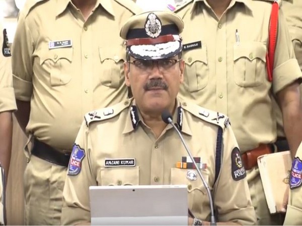 Anjani Kumar, Commissioner of Police, Hyderabad briefing media about the case.