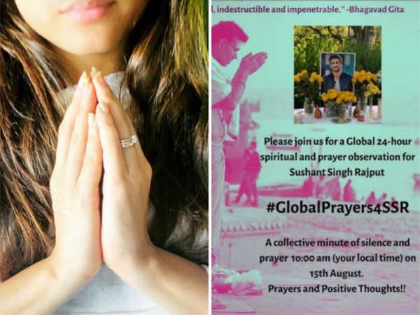 Ankita Lokhande joins campaign global prayer for Sushant Singh Rajput (Image source: Instagram)