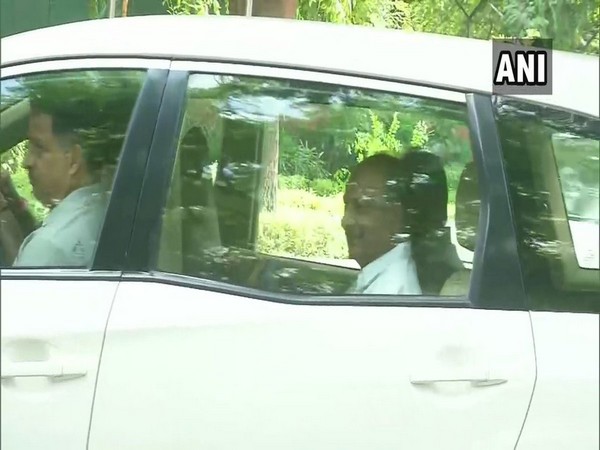 Former Union Minister A K Anthony leaving after meeting Sonia Gandhi at her residence in New Delhi on Friday.