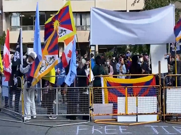 Members of Indian diaspora also participated in the protest on Thursday.