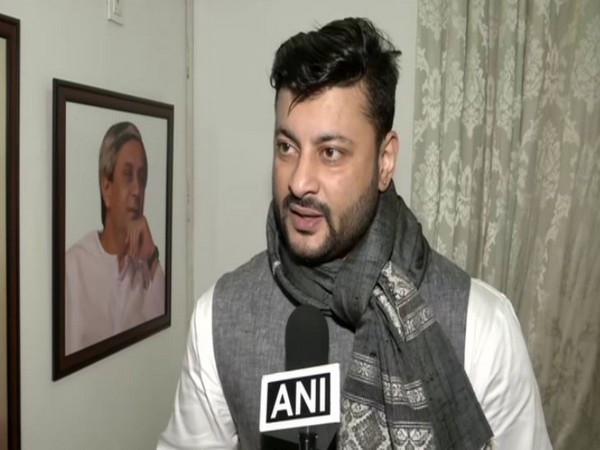 BJD lawmaker Anubhav Mohanty speaking to ANI in New Delhi on Sunday. Photo/ANI
