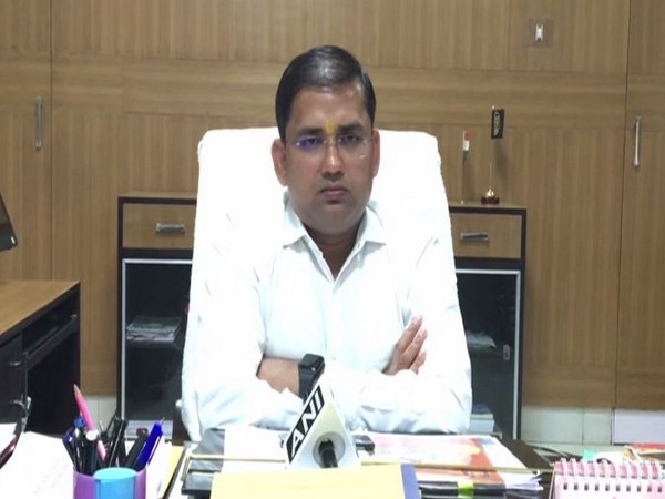 Ayodhya DM Anuj Kumar Jha speaking to ANI in Ayodhya on Monday. Photo/ANI