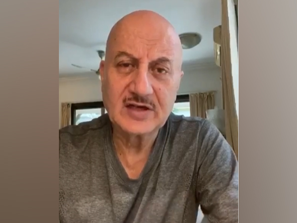 A still from the video shared by actor Anupam Kher (Image courtesy: Instagram) 